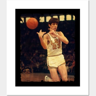 Pete Maravich - Vintage Design Of Basketball Posters and Art
